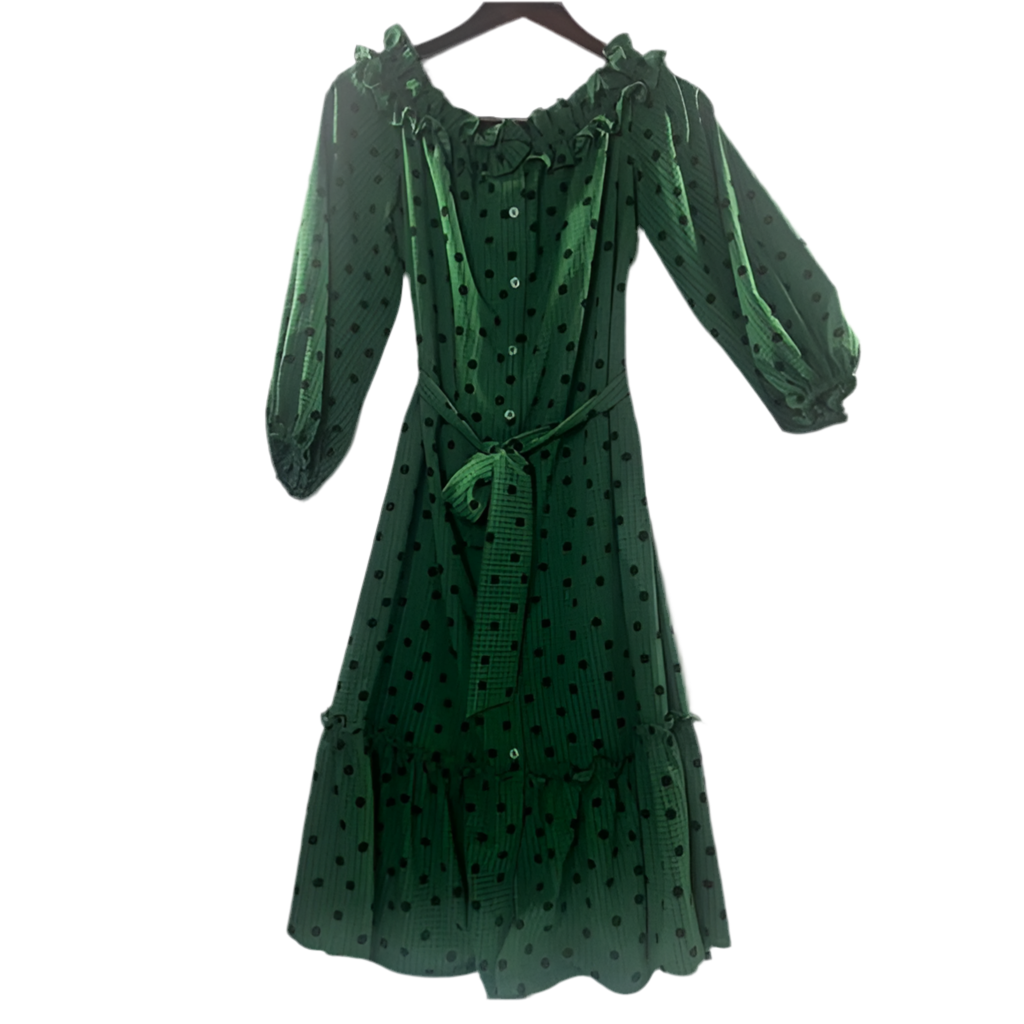 Who What Wear Polka Dot Dress