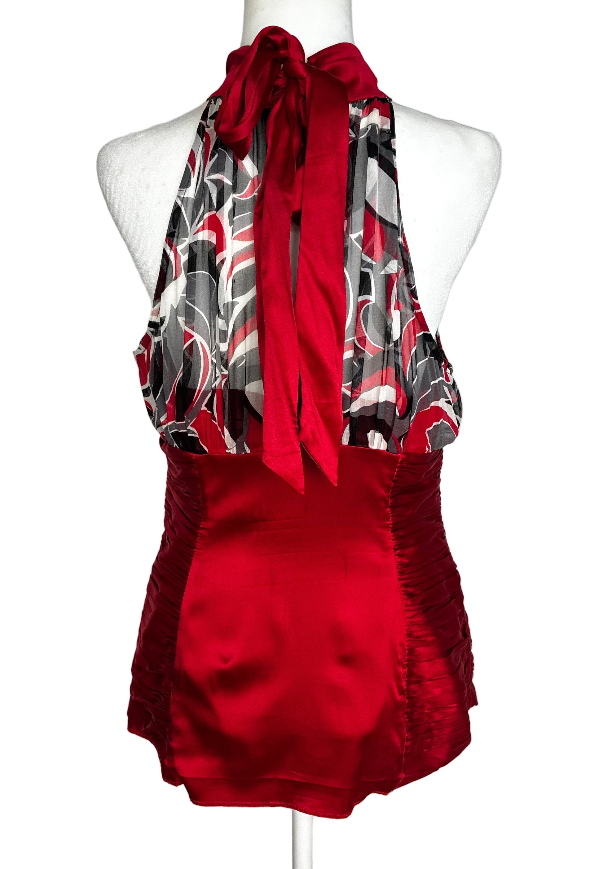 Y2K Satin Halter Top