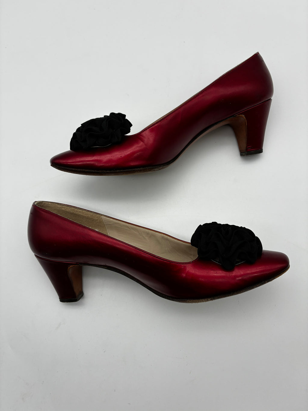 Vintage Saks Fifth Avenue Floret Heels