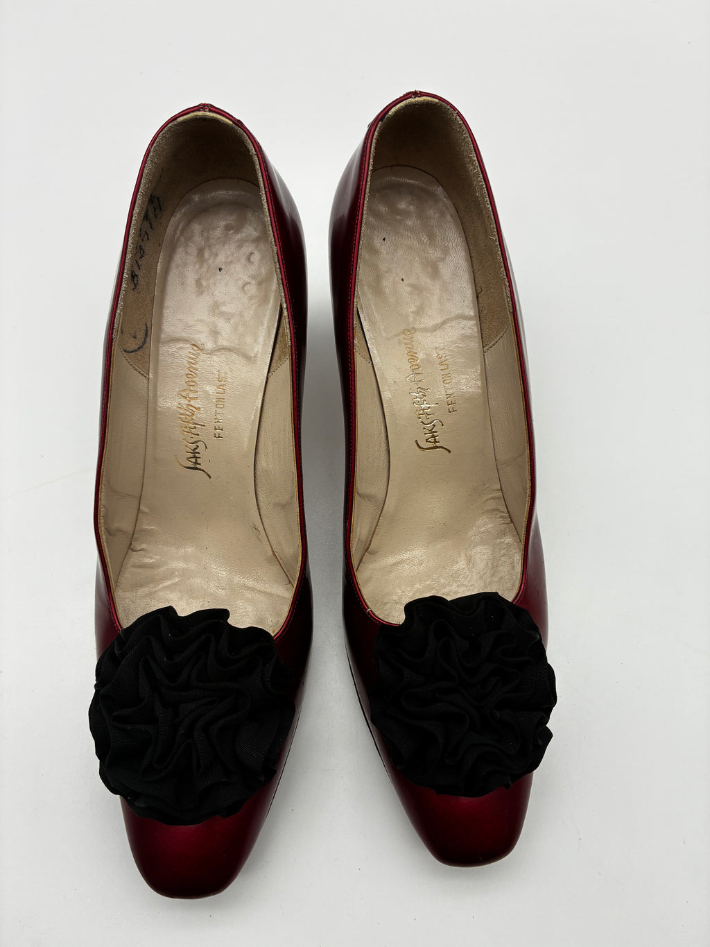 Vintage Saks Fifth Avenue Floret Heels