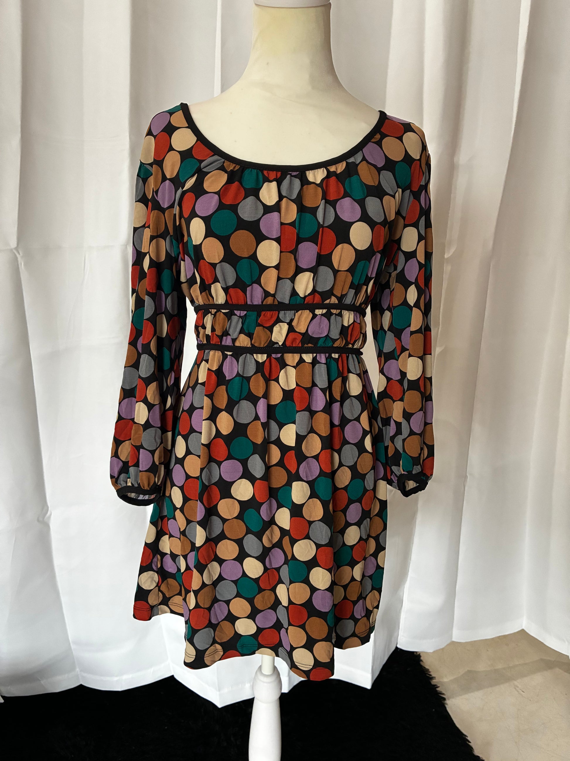 Y2K Polka Dot Blouse