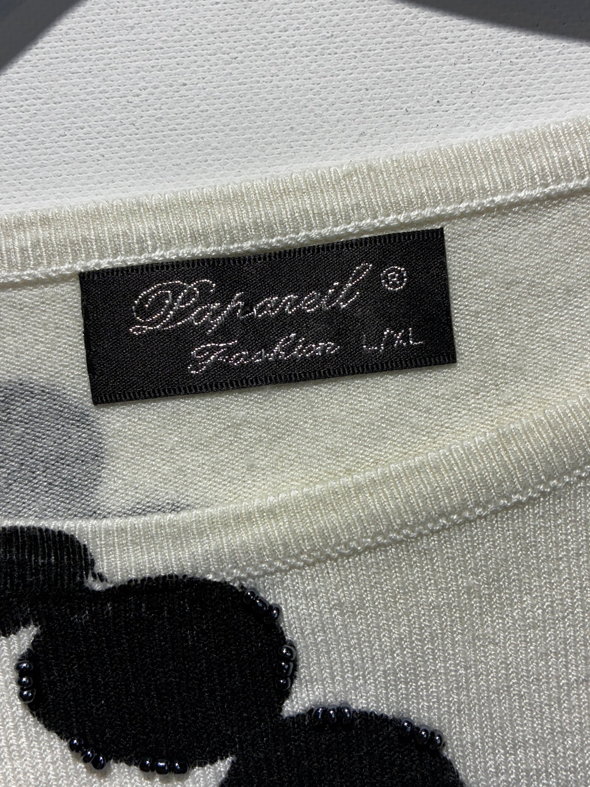 Vintage Beaded Knit Top