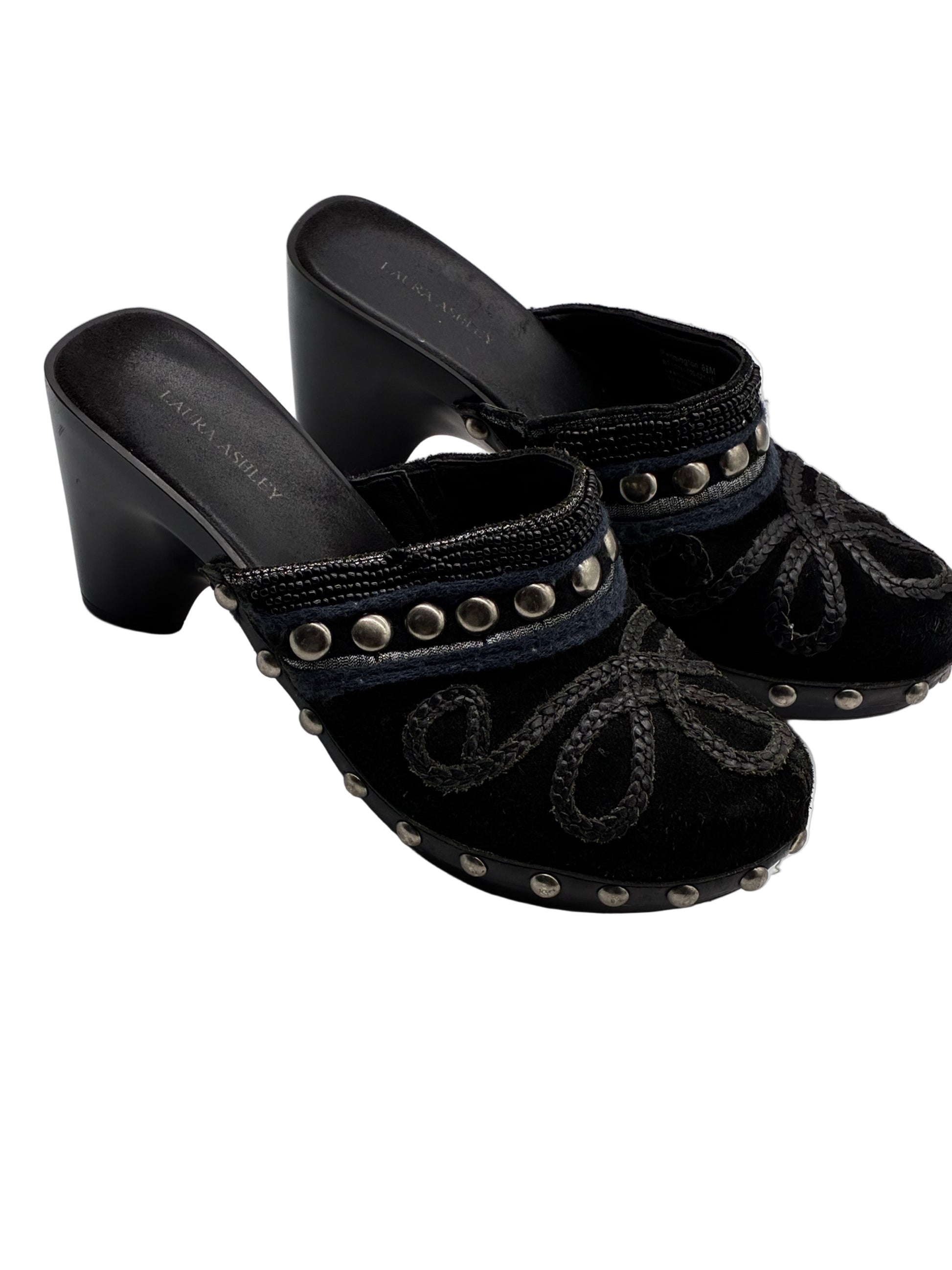 Y2K Suede Platform Clogs
