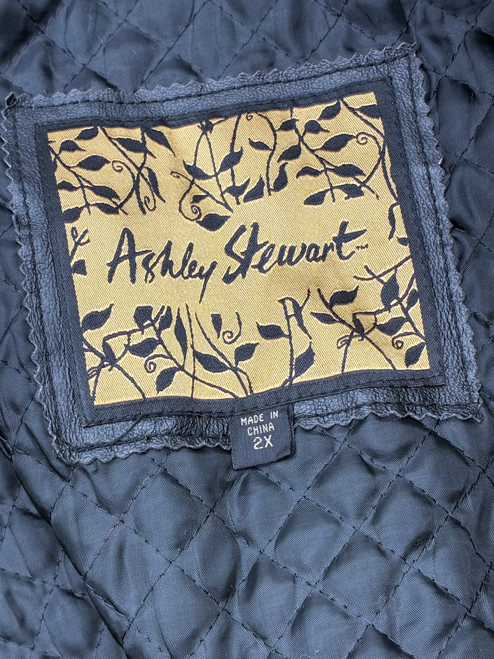 Vintage Ashley Stewart Leather Jacket
