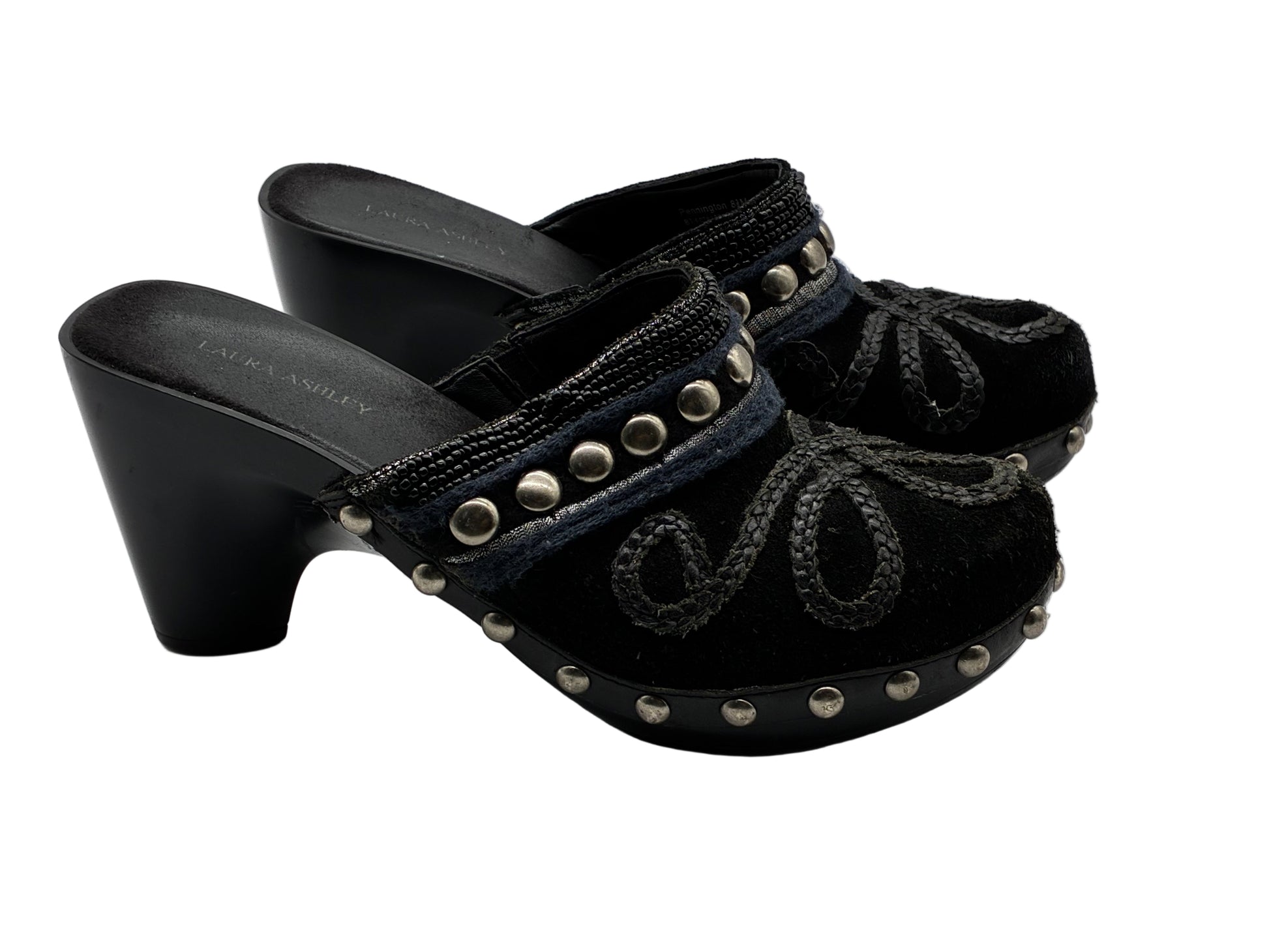 Y2K Suede Platform Clogs