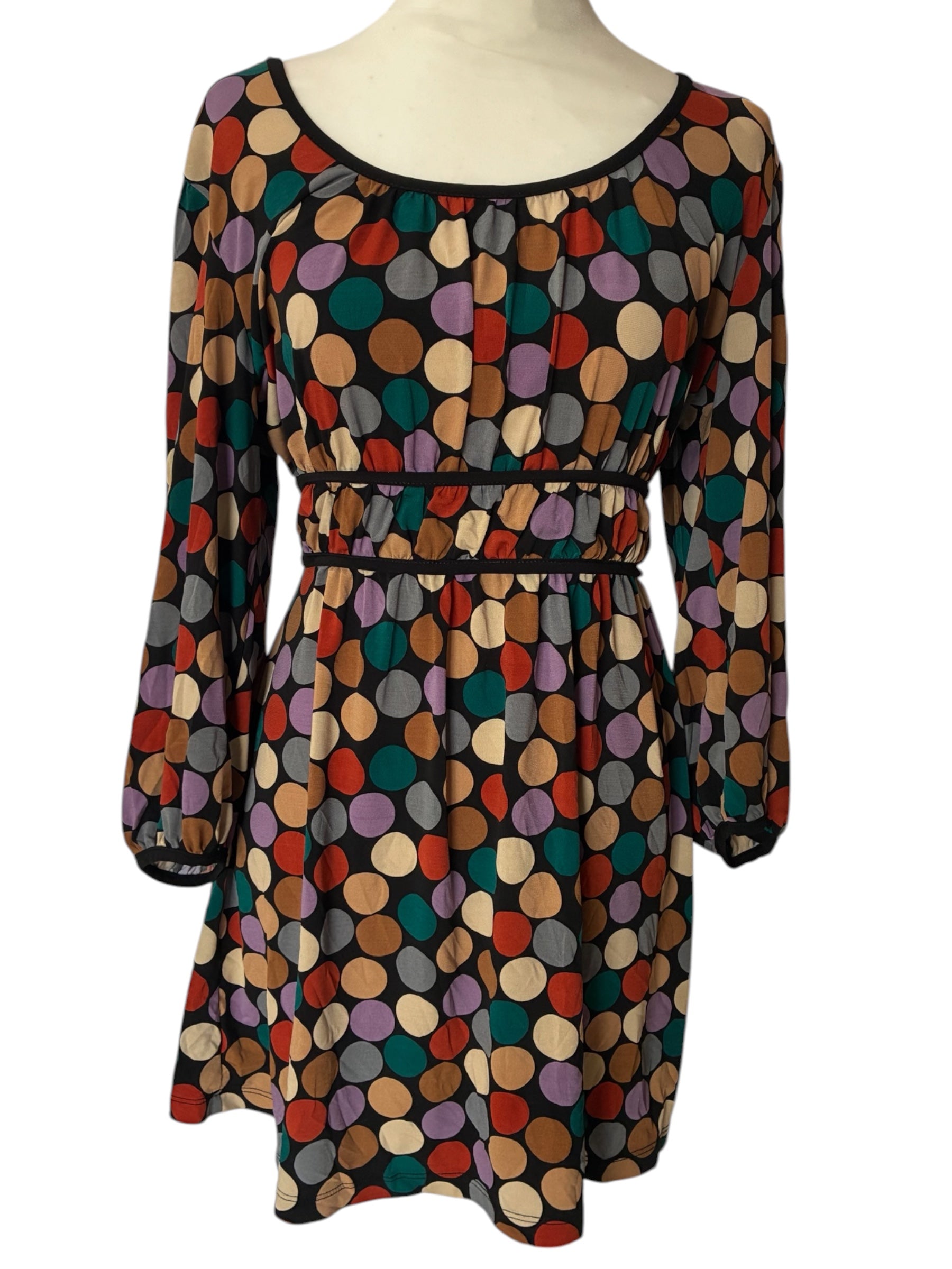Y2K Polka Dot Blouse