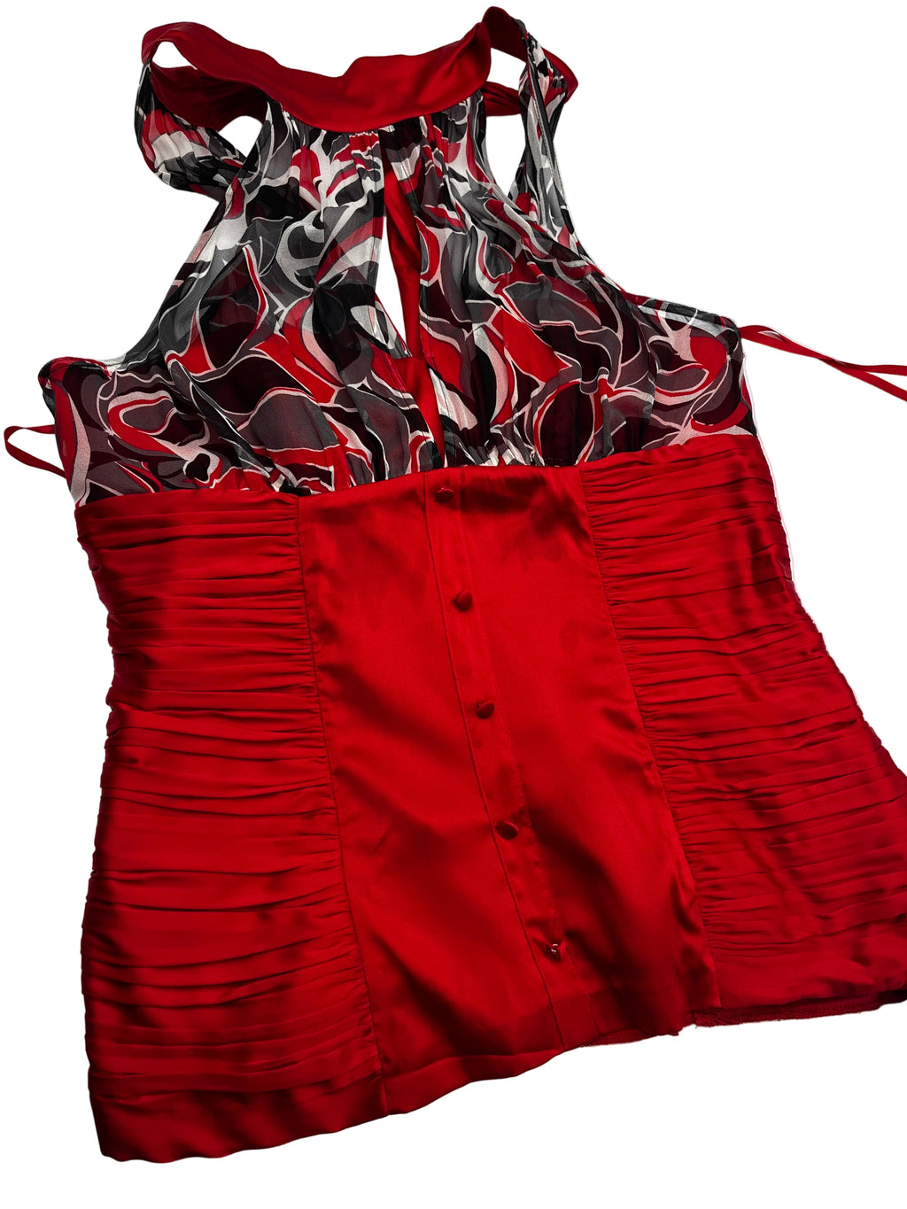 Y2K Satin Halter Top