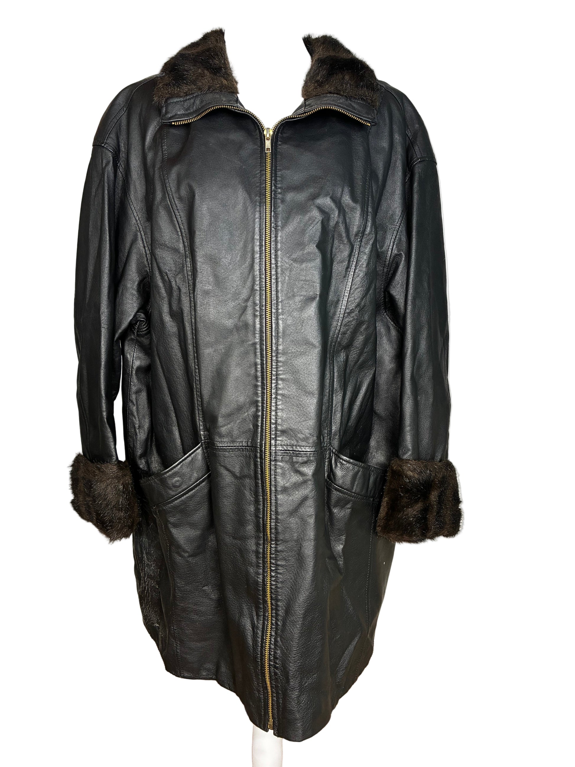 Vintage Ashley Stewart Leather Jacket