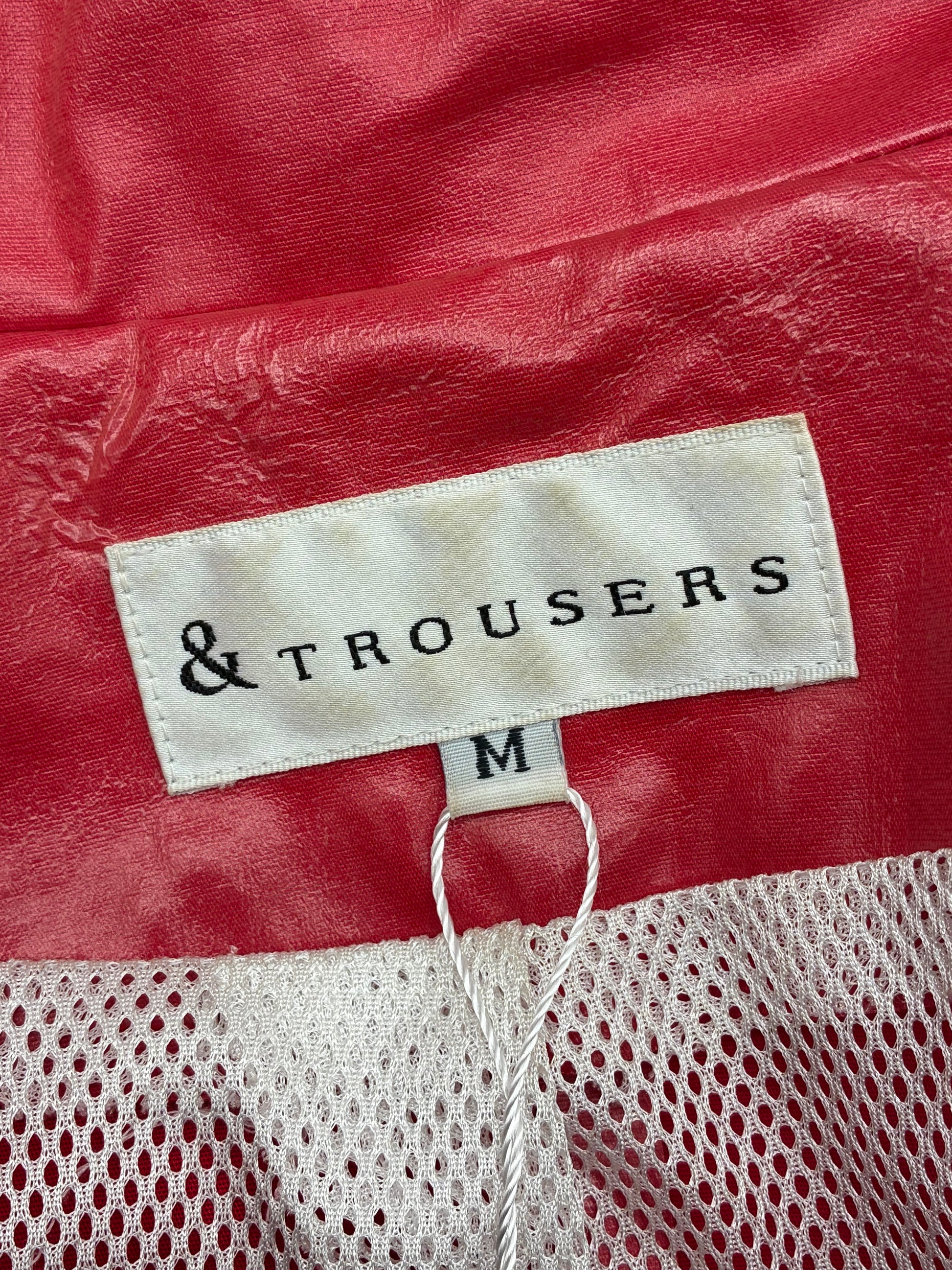 Y2k Rain Coat by & Trousers