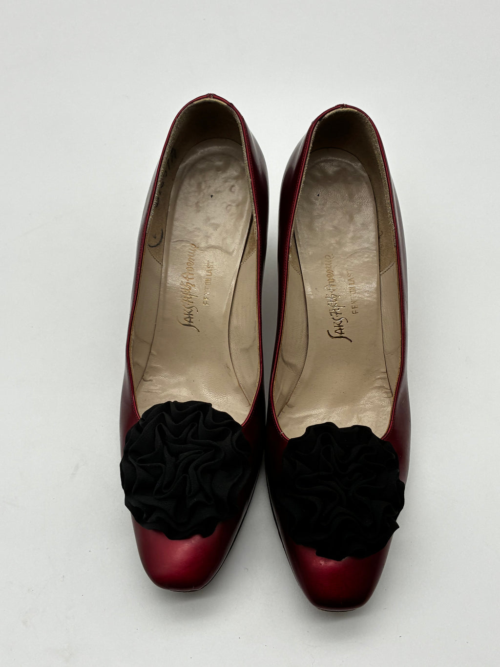 Vintage Saks Fifth Avenue Floret Heels
