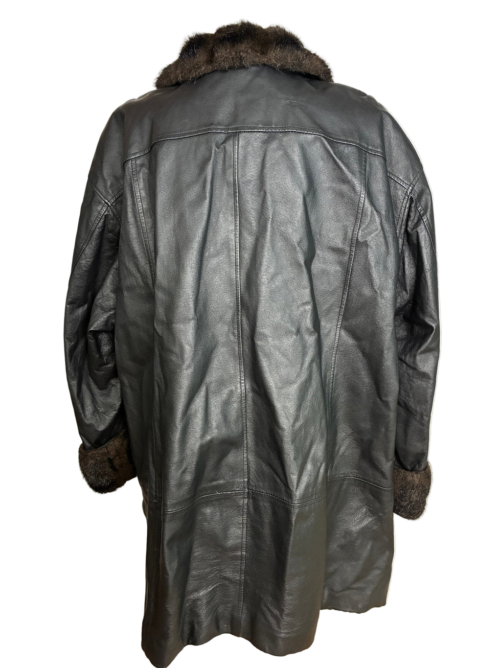 Vintage Leather Jacket by Ashley Stewart