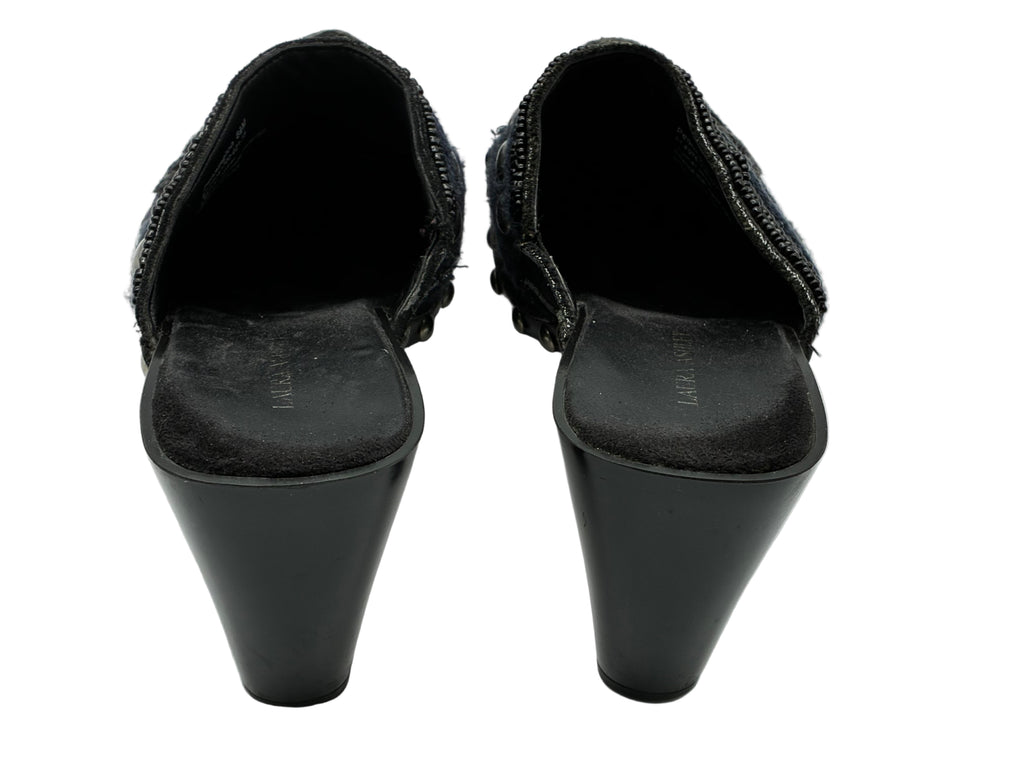 Y2K Suede Platform Clogs