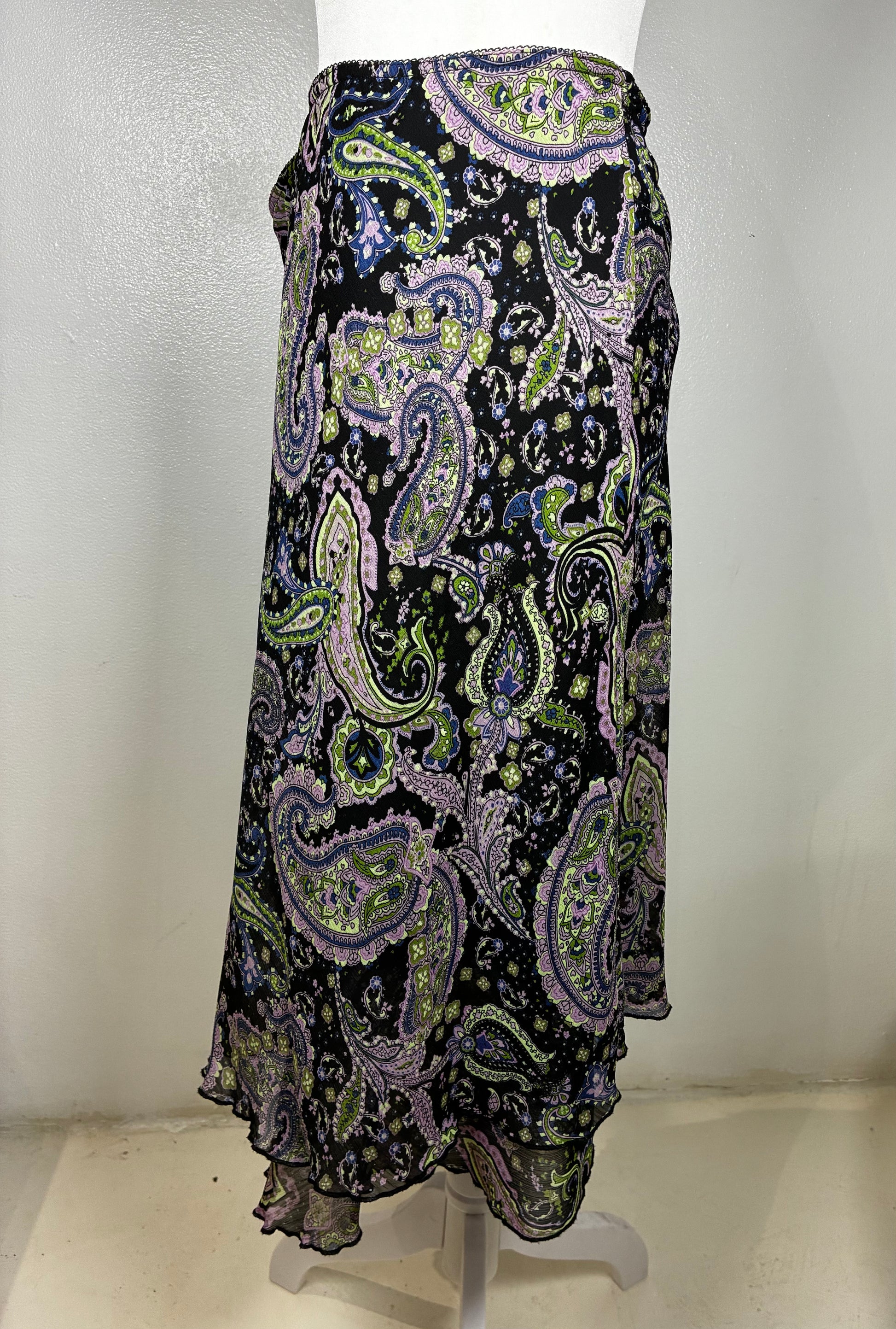 Paisley Maxi Skirt by Briggs New York