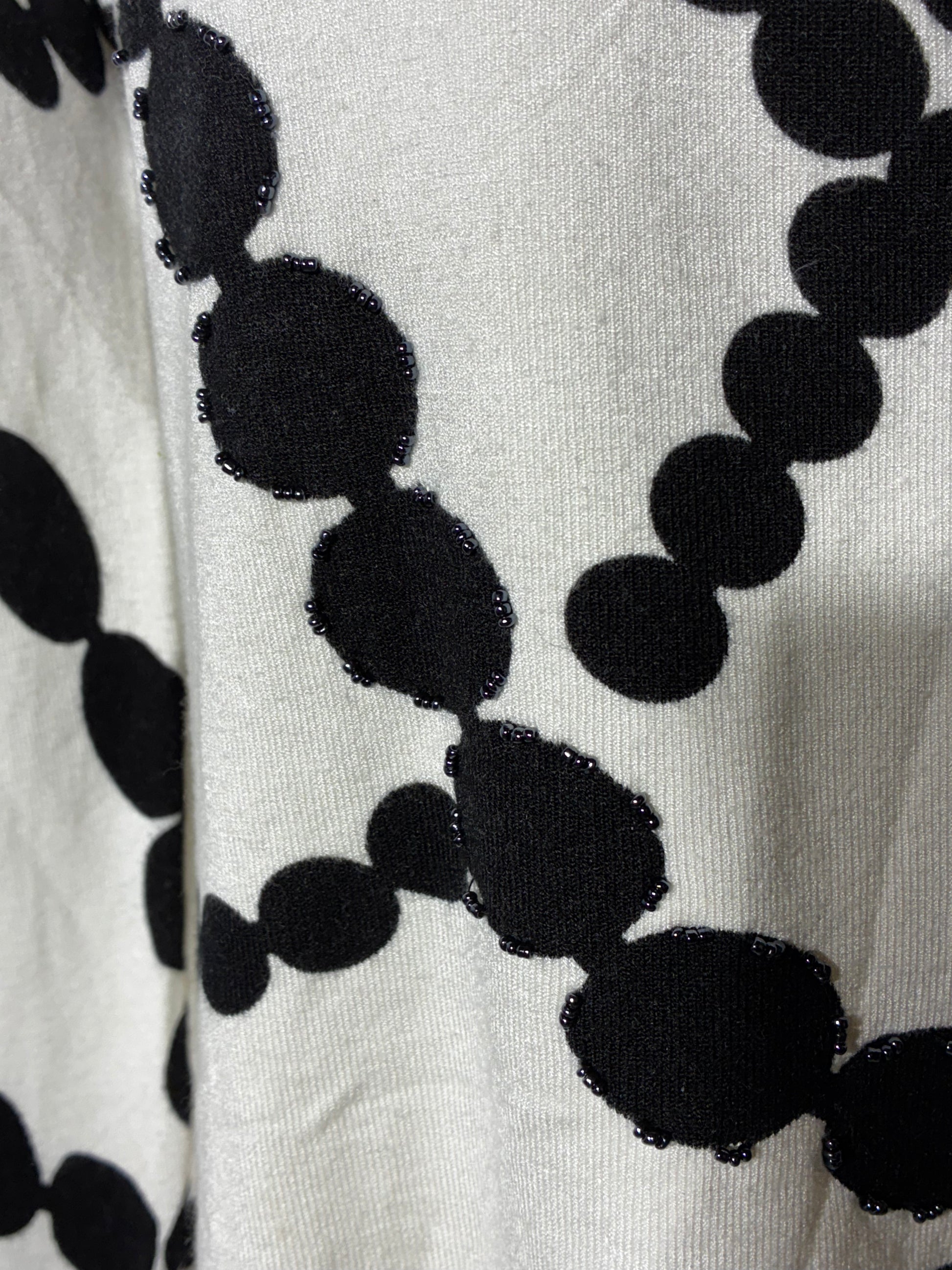 Vintage Beaded Knit Top