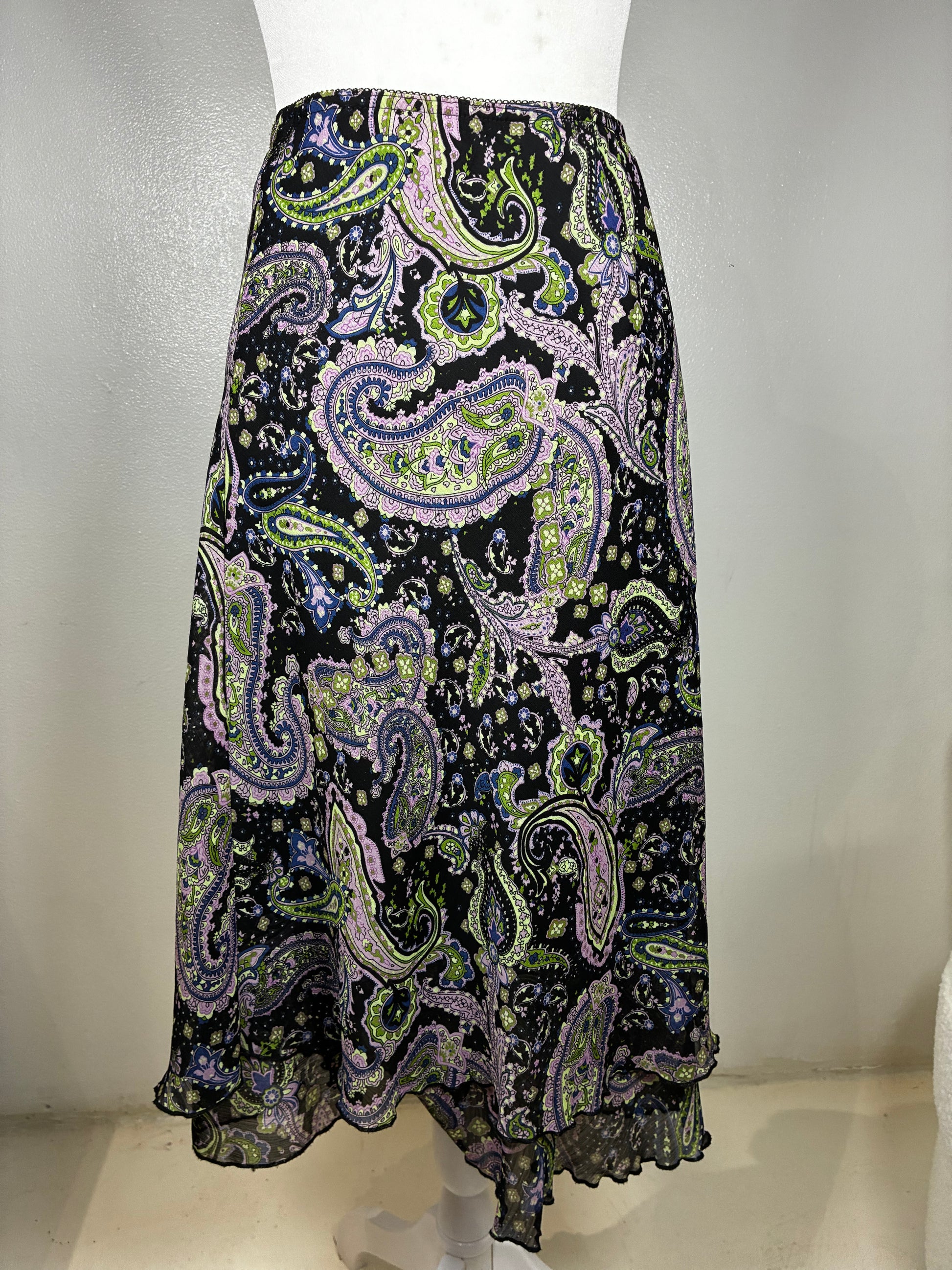 Paisley Maxi Skirt by Briggs New York