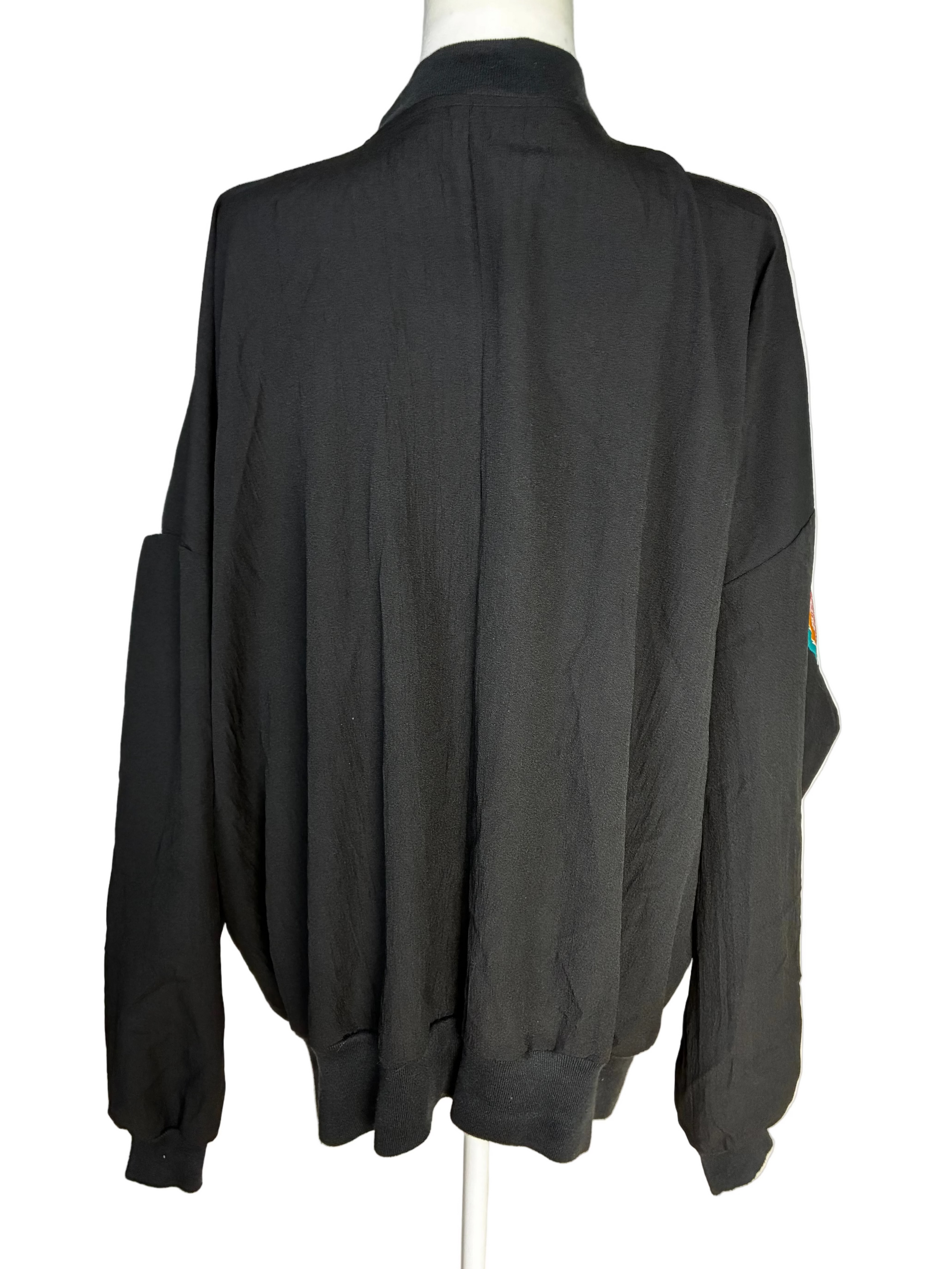 Vintage Silver Threads Bomber Jacket