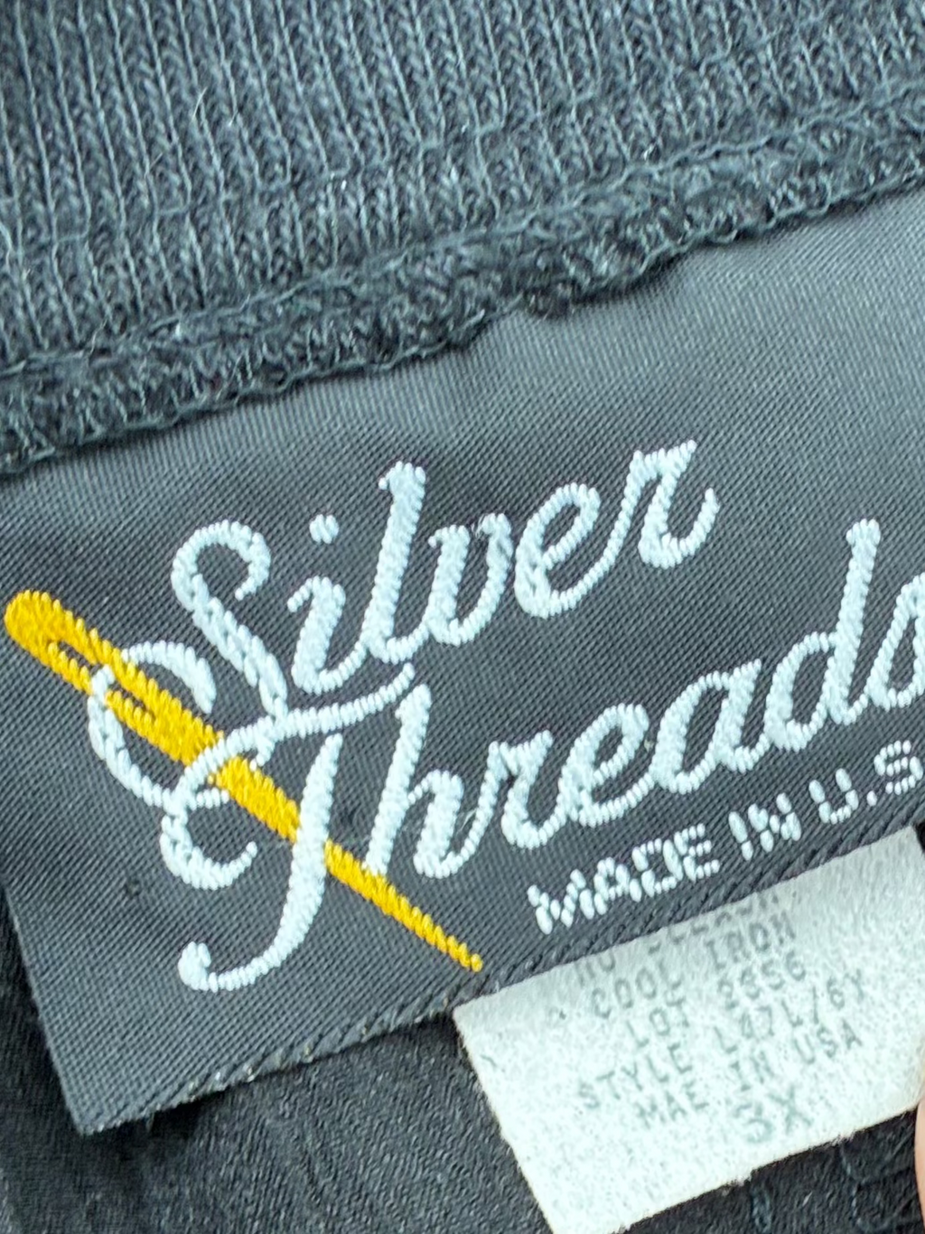 Vintage Silver Threads Bomber Jacket