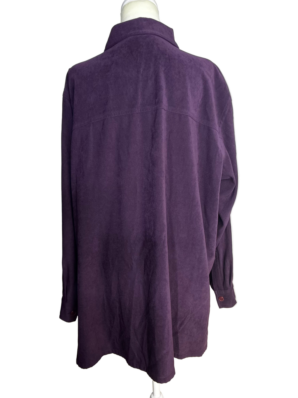 Vintage Faux Suede Blouse