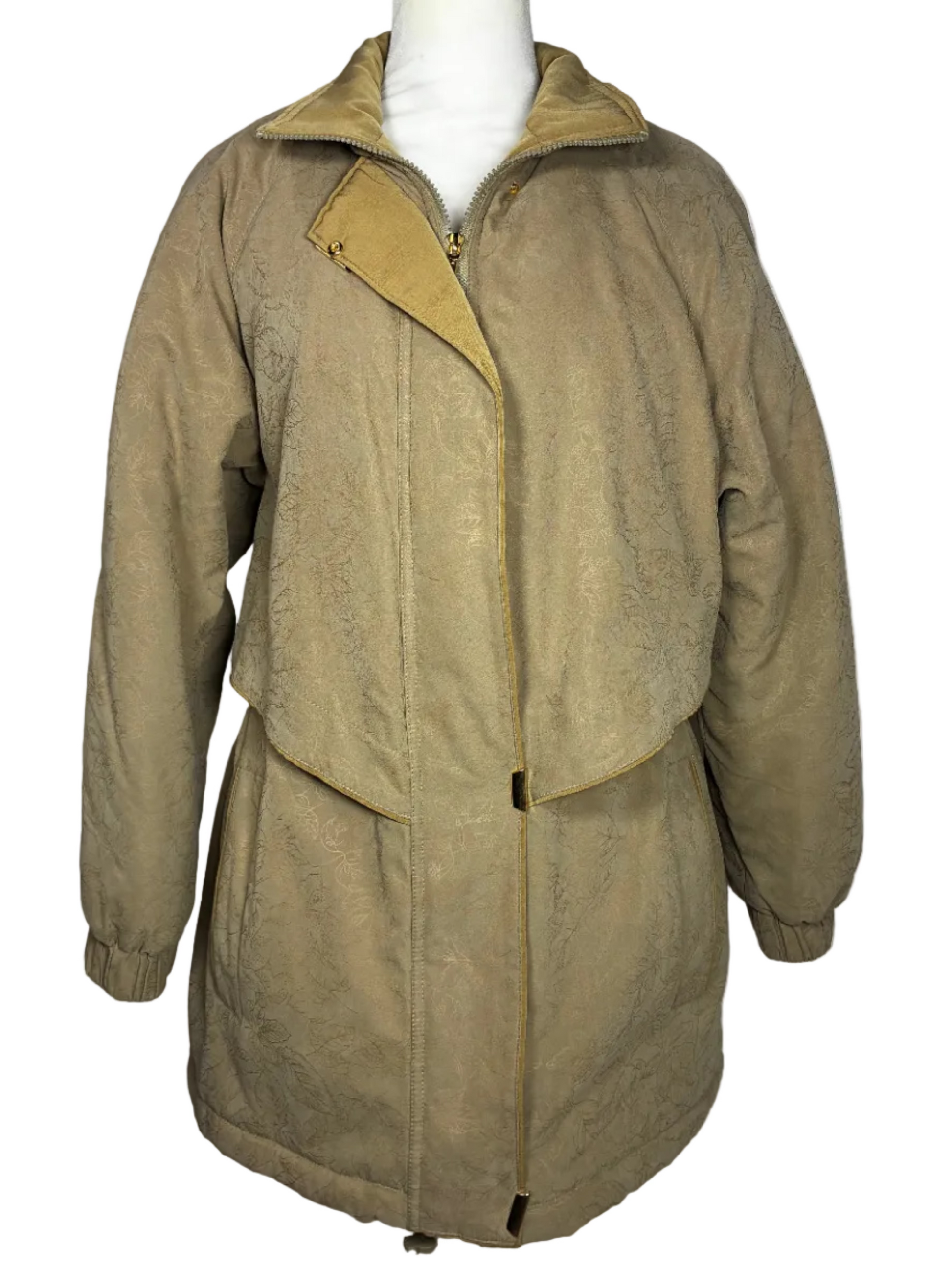 Vintage Embossed Parka