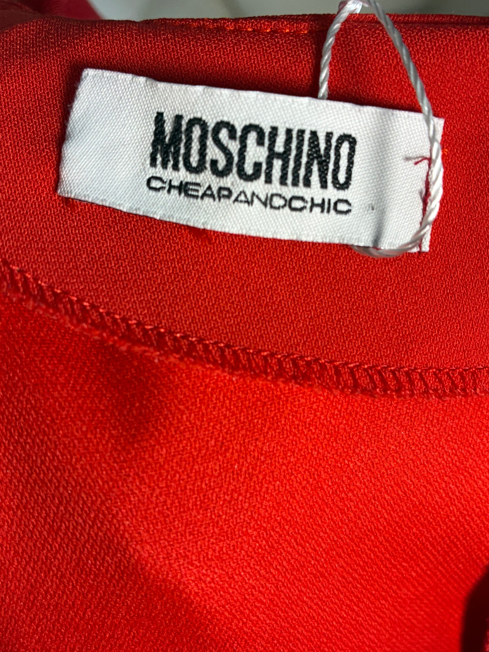 Red Dress by Moschino "Cheap and Chic"