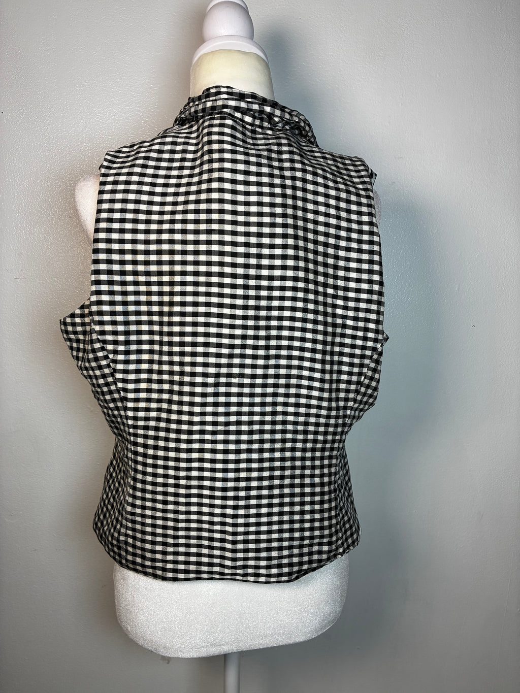 Vintage Gingham Vest by Ice