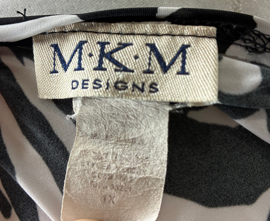 Y2K Animal Print Blouse by MKM Designs