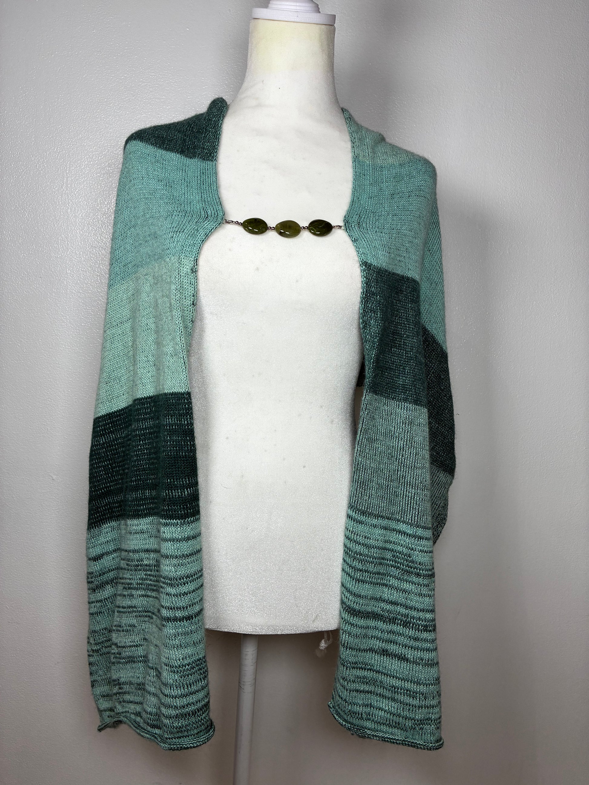 Y2K Beaded Knit Shawl by Bebe