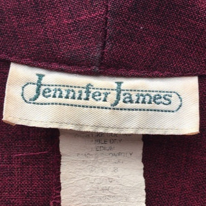 Vintage Burgundy Blazer