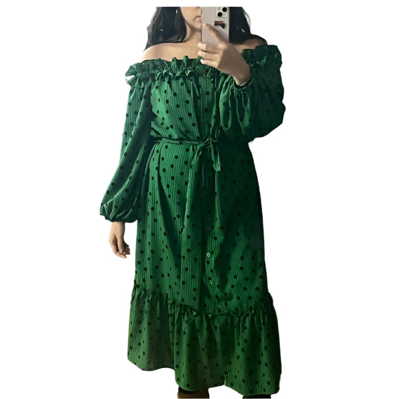 Who What Wear Polka Dot Dress